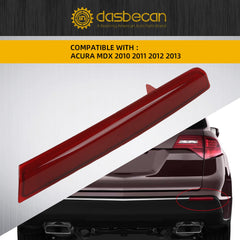 Right Rear Bumper Reflector Lamp Compatible with Acura MDX 2010-2013 Passenger Side Reflector Light Trim Replaces# 33505-STX-A11 33505STXA11