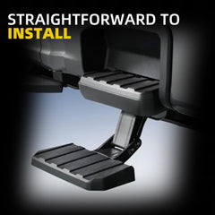 Truck Side Step Retractable Step Compatible with Left Driver Side Ford F250 Super Duty 2023 2024 2025 Replace# VPC3Z17A958D VPC3Z-17A958-D
