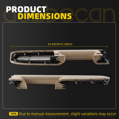 Beige Armrest Repair Kit Left Driver Side Compatible with 2010-2014 Chevrolet Silverado 1500 2500 3500 HD and GMC Sierra 1500 2500 3500 HD OEM 22818465 20874800 20920830 20924566 23402964