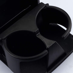 Dark Gray Rear Center Console Cup Holder Assembly Replacement Compatible with Nissan Titan 2004-2015 Replaces# 96967-7S001