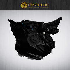 Halogen Headlight W/LED DRL Compatible With Chevy Traiblazer 2021-2023 Left Driver Side Headlamp Assembly Black Housing Replaces# 42790339 GM2502520