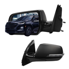 Side Rear View Mirror Compatible with 2018-2019 Chevy/Chevrolet Traverse Power Heated Turn Signal Blind Spot Door Rearview Mirror Driver Left GM1320601 84498306-PFM(8pin)