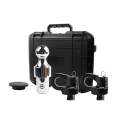 60692 Gooseneck Ball Safety Chain Kit Gooseneck Hitch Kit 30000lbs 2-5/16-Inch Compatible with F250 F350 F450 Sierra Silverado 2500 3500 HD with Carrying Case