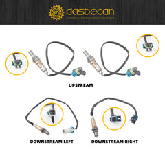Oxygen Sensor 234-4441 234-4244 234-4565 4PCS Compatible with 2010 2011 2012 2013 2014 Chevy Camaro 3.6L V6 Auto Trans, Cadillac CTS 3.0L, Upstream & Downstream