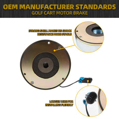 Golf Cart Motor Electric Brake Compatible with EZGO RXV 2008-2019 48V Electric & Elite Lithium Replace# 617766 610065