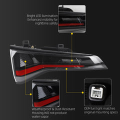 Dasbecan Inner Tail Light Assembly Compatible With 2023-2025 Honda HR-V