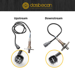 Oxygen O2 Sensor Compatible with Toyota Tacoma 2000-2004 2.4L 2.7L 3.4L Upstream and Downstream Replaces 234-9001 234-4189 (2PCS)