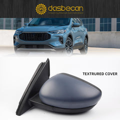 Driver Side Mirror Compatible with Ford Escape 2020 2021 2022 2023 Power Glass Heated with Blind Spot Dectection Left Door Mirror Assembly Primed 7Pins Replaces LJ6Z-17683-AFT