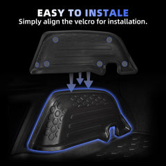 Cargo Side Protectors Compatible with 2020–2025 Subaru Outback, 2-Piece Heavy Duty Rubber Trunk Side Liner, Replaces J501SAN260