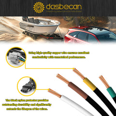 56426 Trailer Wiring Harness Compatible with Jeep Grand Cherokee 2014-2021 Vehicle-Side Custom 4-Pin