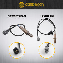 Oxygen O2 Sensor 2PCS Compatible with 2011-2013 Corolla 2011-2014 Toyota Matrix 1.8L L4 Upstream & Downstream Replaces# 234-9112 234-4305