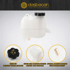 603-838 Engine Coolant Reservoir Compatible with Chrysler 200 2015-2017 jeep Cherokee 2014-2018 Replaces# 68096261AA 68102155AB