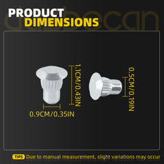 Dasbecan K6716 Alignment Cam Guide Pin Compatible with Cadillac Escalade