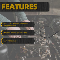 Automatic Transmission Gear Shift Cable Compatible with 2003-2010 Dodge Ram 1500 2500 3500 2008-2010 Ram 4500 5500 Replace 52107847AK 52107847AM 912-600 912600