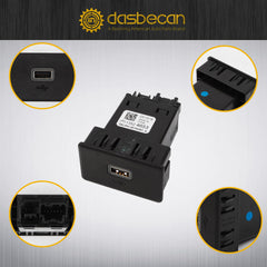 USB-C Compatible with 2019-2020 Chevrolet Chevy SILVERADO SIERRA OEM Replace 13524653