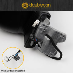 Right Passenger Side Mirror Compatible with 2015-2023 Jeep Renegade Heated Manual Fold Power Glass Turn Signal Temperature Sensor Door Mirror Replaces#CH1321445 (7+2Pins)