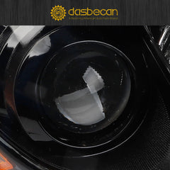 Halogen Headlight Compatible With Nissan Murano 2015-2018 Black LED DRL Projector Headlamp Assembly Left Driver Side Replaces# 260605AA9A 260105AA9A 260605AA0E 260105AA0E