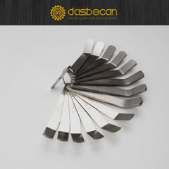 Feeler Gauge Jake Brake Tools Set 88880053 88880052 85111377 Compatible with Volve Mack MP7 MP8 MP10 D12 D13 D16 Engines, Intake and Exhaust Valve Adjustment Kit (14 PCs)