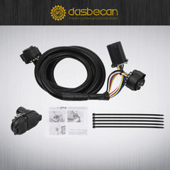 56003 Trailer Wiring Harness Compatible with 2019-2025 Chevrolet Silverado 1500 2500HD 3500HD GMC Sierra 1500 2500HD 3500HD 4-Pin Connector Towing Wiring Kit