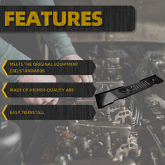 Front Windshield Cowl Cover Panel Compatible with JK Wrangler 07 08 09 10 11 12 13 14 15 16 17 18 OEM Replace 55395321AC 55395321AA 55395321AB