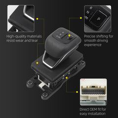 Gear Shift Assembly Compatible with Nissan Rogue 2021-2025 Replaces 34901-6RF1A 34901-6TA0A 34901-6TA1A 34901-6TA2A 34901-6TA3A Transmission Gear Shift Knob Shifter