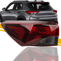 Halogen Tail Light Assembly Compatible with 2021-2023 Chevy/Chevrolet Trailblazer L/LS/LT Taillight Rear Lamp Left Driver Side Bulb Included Replace#GM2804147 42825751