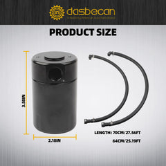 Oil Catch Can Compatible with 5.3L & 6.2L 2014-2018 Chevy Silverado 1500,2015-2020 Tahoe&Suburban,2014-2018 GMC Sierra,2015-2020 GMC Yukon/Yukon XL,2015-2019 Escalade 6.2L