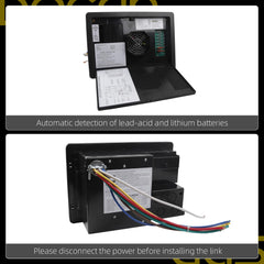 WF-8735-AD 30 Amp RV Power Converter Auto-Detect 35A DC Power Center Smart Battery Charger Compatible with RV Camper Trailer Caravan