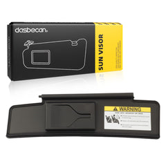 Front Left Driver Side Sun Visor Built-in Mirror Compatible with 2006-2015 Mazda MX-5 Miata Replaces# NE51-69-320D-02 Black