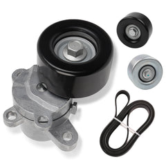 39155 Drive Belt Tensioner +7PK1705 Serpentine Belt+ Idler Pulley Compatible with Nissan Maxima Murano 2007-2014 (3.5L V6 Only)