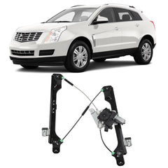 Power Window Regulator with Motor Front Left Driver Side Compatible with Cadillac SRX 2010-2015 Saab 9-4X 2011 with Anti-Pinch Replaces#751-966 (7PINS)