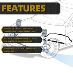 927-100 Front Suspension Stabilizer Bar Link Kit Compatible With Chevrolet Impala Monte Venture,Pontiac Montana Grand Trans Sport, Buick Regal Century Rendezvou 1997-2016 Replace#10257316