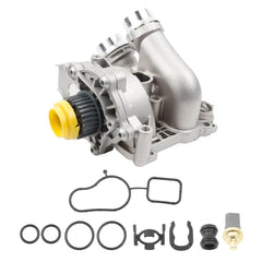 Aluminum Electric Engine Water Pump Assembly Replaces# 06H121026CQ 06H121026AB Compatible with 2008-2016 Audi A3 A4 A5 A6 Q3 Q5 TT VW Beetle CC Eos GTI Jetta Passat Tiguan 2.0L 2.0T
