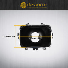 2PCS 42437 Headlight Bucket Kit 5X7 Headlight Mounting left and right side Headlamp fit for Chevrolet GMC Buick Cadillac Oldsmobile Pontiac Replace#5966249 5968095 5969466