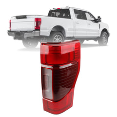Right Passenger Side LED Tail Light Assembly Compatible with 2020-2022 Ford F250 F350 F450 Blind Spot Can be Installed Taillight