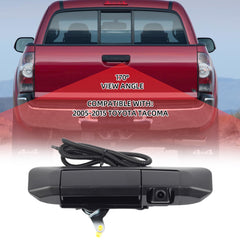 Tailgate Handle Rear View Backup Camera 6909004020 Compatible with Toyota Tacoma 2005-2015, Black Aftermarket Replacement Reverse Parking Liftgate Latch Handle Camera (RCA Connector)