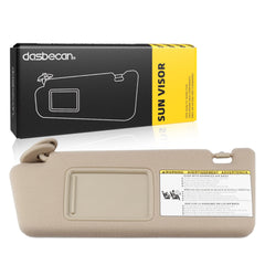 Left Driver Side Sun Visor Compatible with Toyota Tacoma 2005 2006 2007 2008 2009 2010 2011 2012 2013 2014 2015 Visor Assembly Without Light 74320-04181-E1