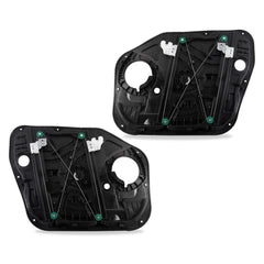 Pair Window Regulator Compatible with Hyundai Tucson 2016-2020 Front Right Passenger and Left Driver Side Without Motor Replaces# 82471-D3011 82471-D3010 82481-D3011 82481-D3010