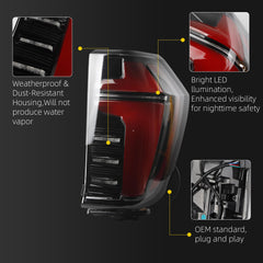 Tail Light Assembly Compatible With 2025-2026 Chevy Suburban/Tahoe LED Lens Taillight Rear Lamp Right Passenger Side Replace# 85765645 85742165 85050857