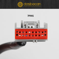 Left Driver Side Mirror Assembly Compatible with Ford Fusion 2013-2015 Power | Heated | Turn Signal | Puddle Light | Manual Folding | DS7Z17683BA| White| 7Pins