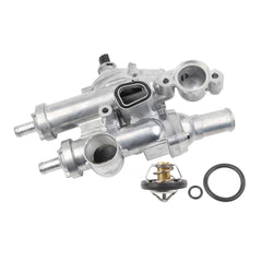 Upgraded Aluminium Engine Coolant Thermostat Housing Compatible with Chrysler 200 Sebring Dodge Avenger Caliber Journey Jeep Compass Patriot 2.4L 2007-2020 Replace# 68003582AB 902-319