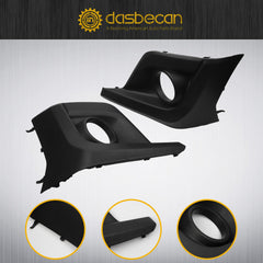 Fog Light Cover Bezel Pair Compatible with Subaru Crosstrek 2018 2019 2020 Left & Right Lamp Panel Trim W/Fog Light Hole Replace 57731FL092 LH 57731FL082 RH