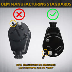 Power Steering Pump Compatible with Mercruiser gas engine Sterndrive Alpha Bravo 4.3L-7.4L V6 V8 16792A1 16792A39 16792A33 GM Sierra 18-7508