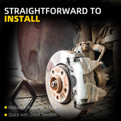 Pair Rear Shock Struts Absorber Compatible with Nissan Armada 2017-2023 Infiniti QX80 2014-2020 Infiniti QX56 2011-2013 Replace# 56210-1LA8A E6210-5ZWOA