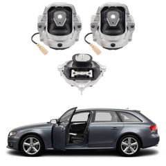 Engine Motor Trans Mount Set 3PCS Compatible with Audi A4 A5 A4 Quattro A5 Quattro 2008-2017 Replaces# 8K0199381C 8K0199381JN 8K0199381JP 8K0199381KN 8K0199381KP