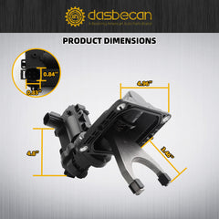 4WD Front Axle Actuator Fork Disconnect Assembly Compatible with Dodge Ram 2500 3500, 2013 2014 2015 2016 2017 2018, Replace# 68216944AA 68216944AB