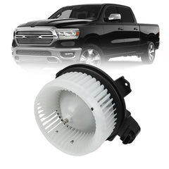 Heater Blower Motor Compatible with 2014-2018 Dodge Ram 1500 2014-2017 Jeep Wrangler 2018 Jeep Wrangler JK Blower Fan Assembly Replace#700308 68232369AA 68214892AB 75025 PM4104