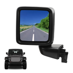 Left Driver Side Mirror Assembly Compatible with Jeep Wrangler JL 2018-2021 Gladiator JT 2020-2023 Rear View Mirror with Heated, Power Adjustable Glass Replace 68281891AE, CH1320450 (5 Pin)