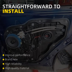 Dasbecan Rear Left Window Regulator Without Motor Compatible with Hyundai Santa Fe 2019-2023 Replaces# 83481S1000 83481-S1000