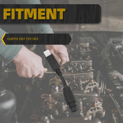 Programming Diagnostic Port Adaptor Compatible with Curtis 1311 1313 1307 Cable Golf Cart Programming Diagnostic Adaptor Replace# 102251501(4 pin)